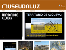 Tablet Screenshot of museudaluz.org.pt
